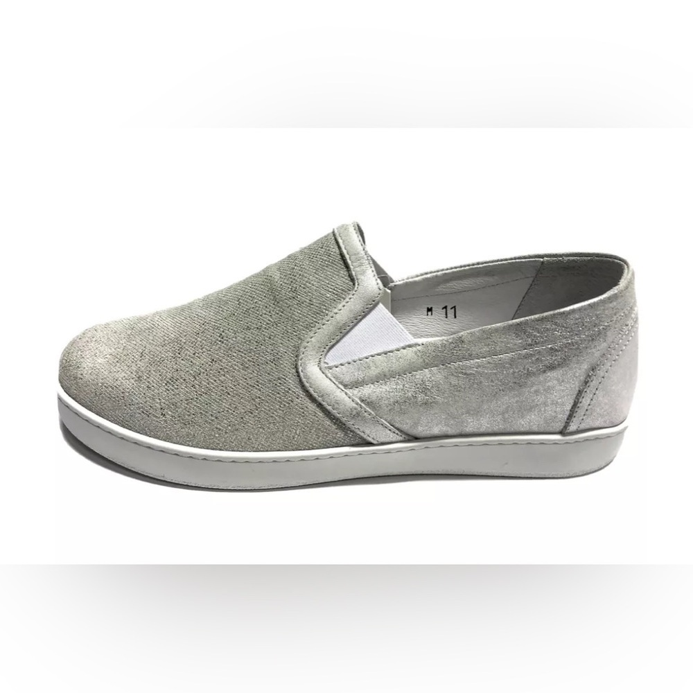 David Tate, Valentina, Silver Slip On Shoes Women’s Size 11 M